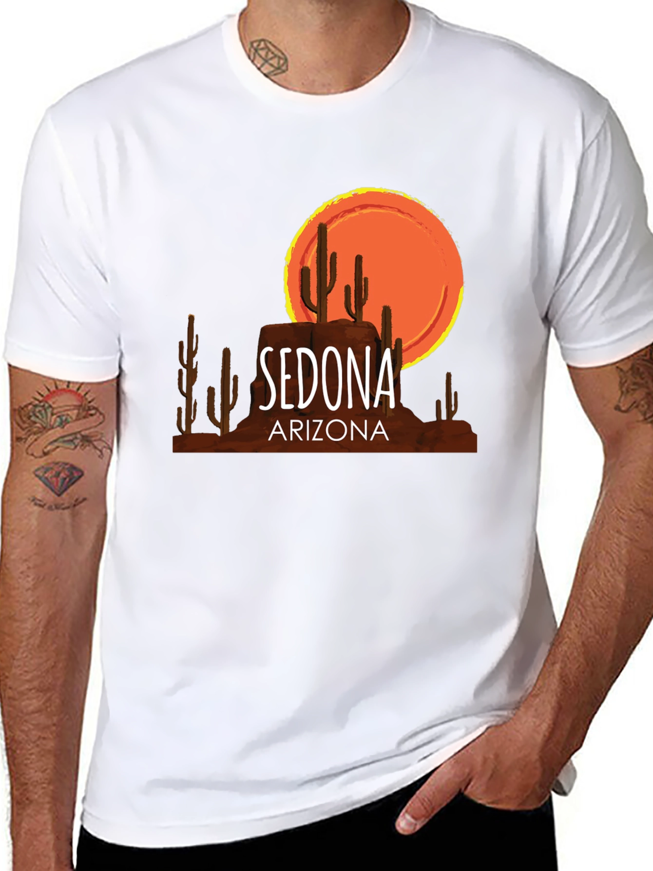 Sedona Arizona Graphic T-Shirt - Desert Sunset Tee