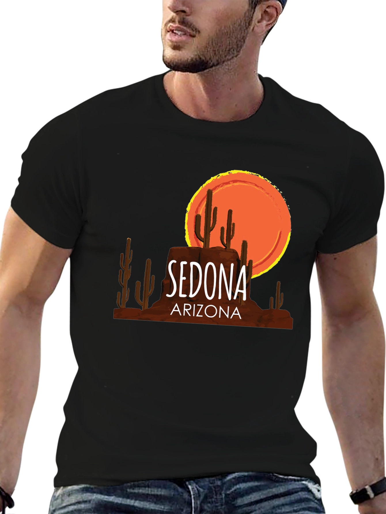 Sedona Arizona Graphic T-Shirt - Desert Sunset Tee