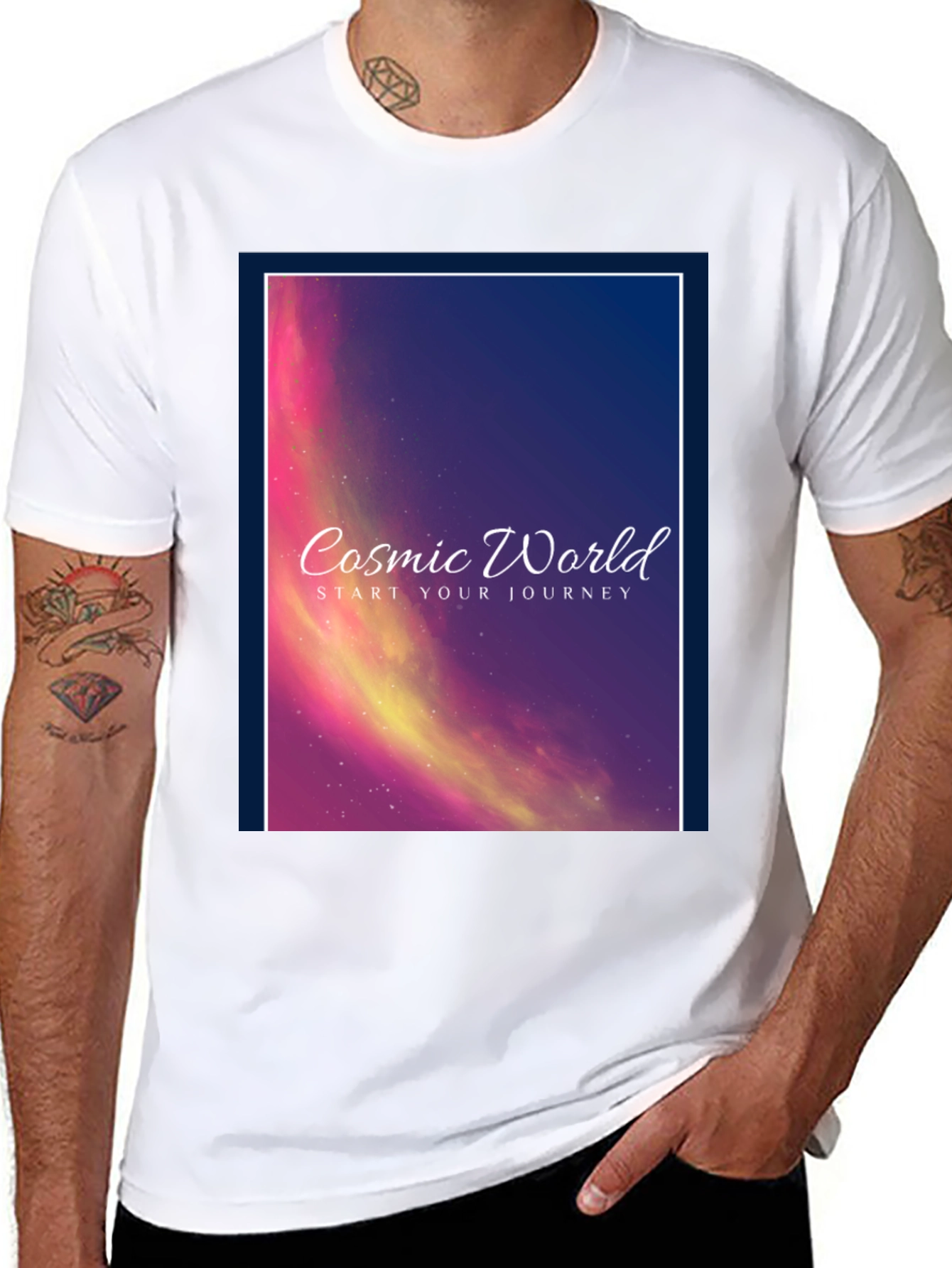 Cosmic World T-Shirt - Start Your Journey