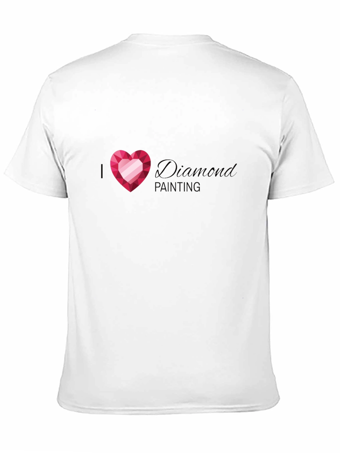 I Heart Diamond Painting T-Shirt - Black