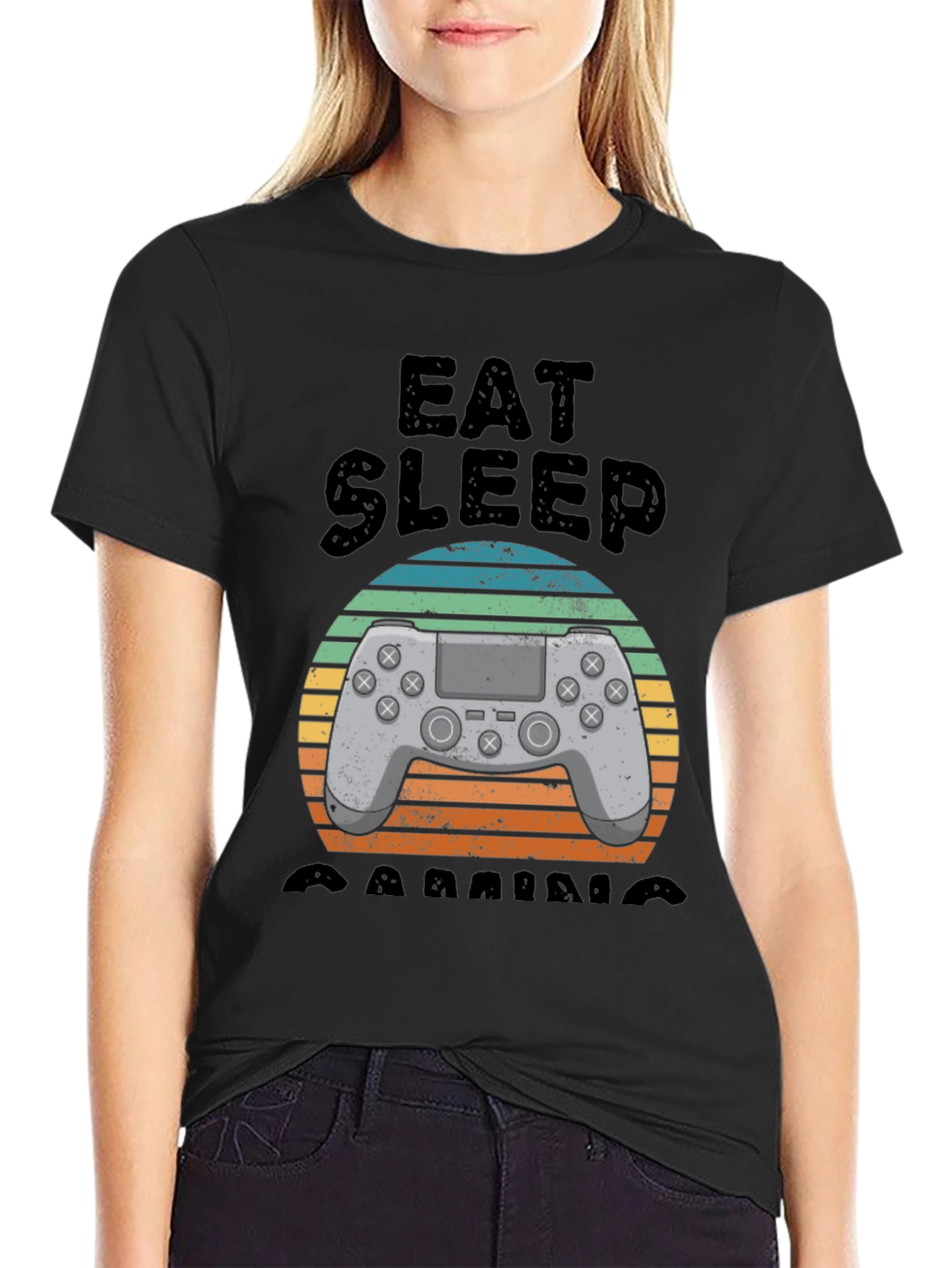 Eat Sleep Gaming T-Shirt - Gamer Lifestyle Apparel