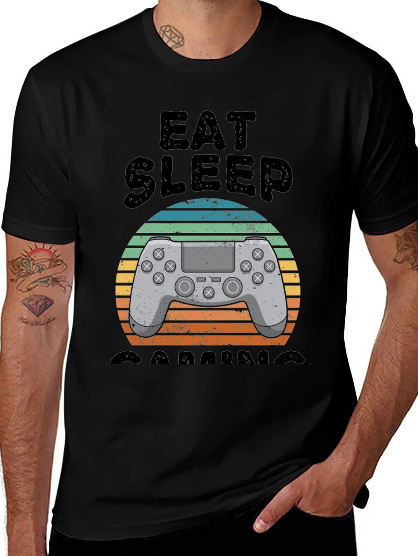 Eat Sleep Gaming T-Shirt - Gamer Lifestyle Apparel