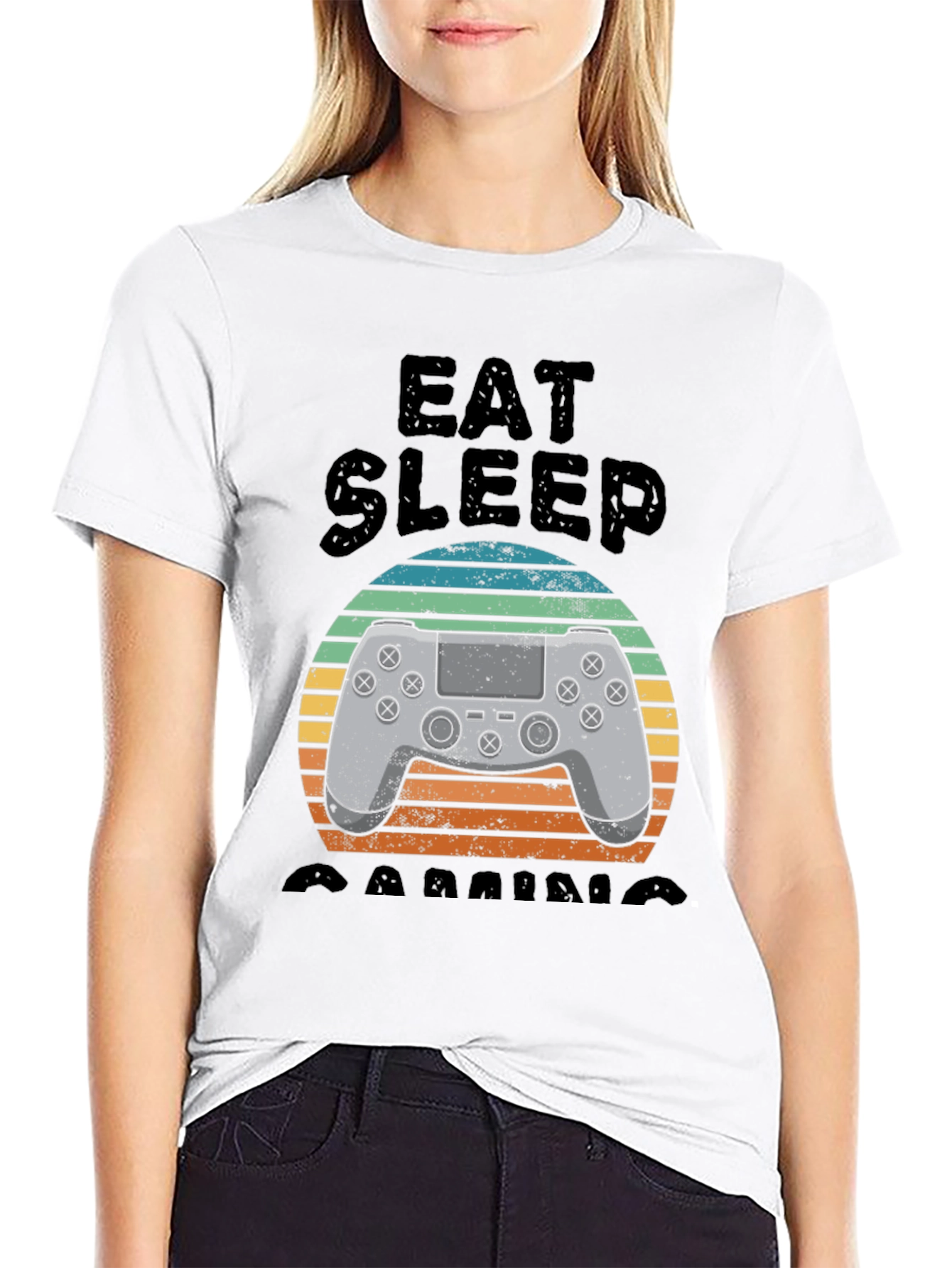 Eat Sleep Gaming T-Shirt - Gamer Lifestyle Apparel