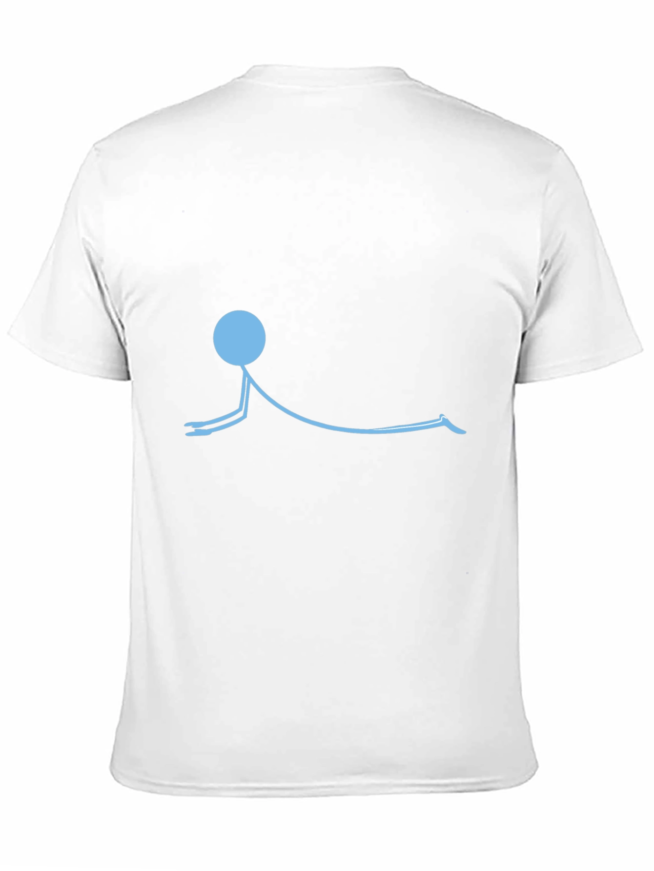 Yoga Stick Figure T-Shirt - Relaxed Fit Cotton Tee