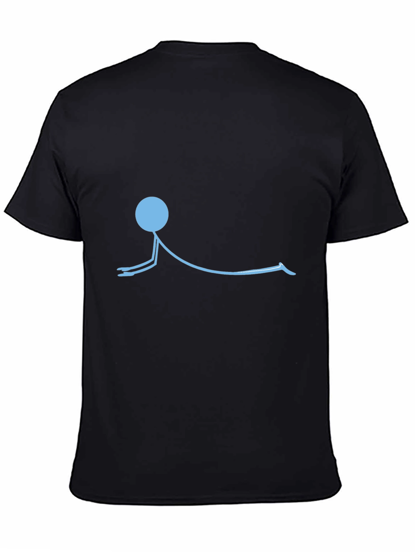 Yoga Stick Figure T-Shirt - Relaxed Fit Cotton Tee