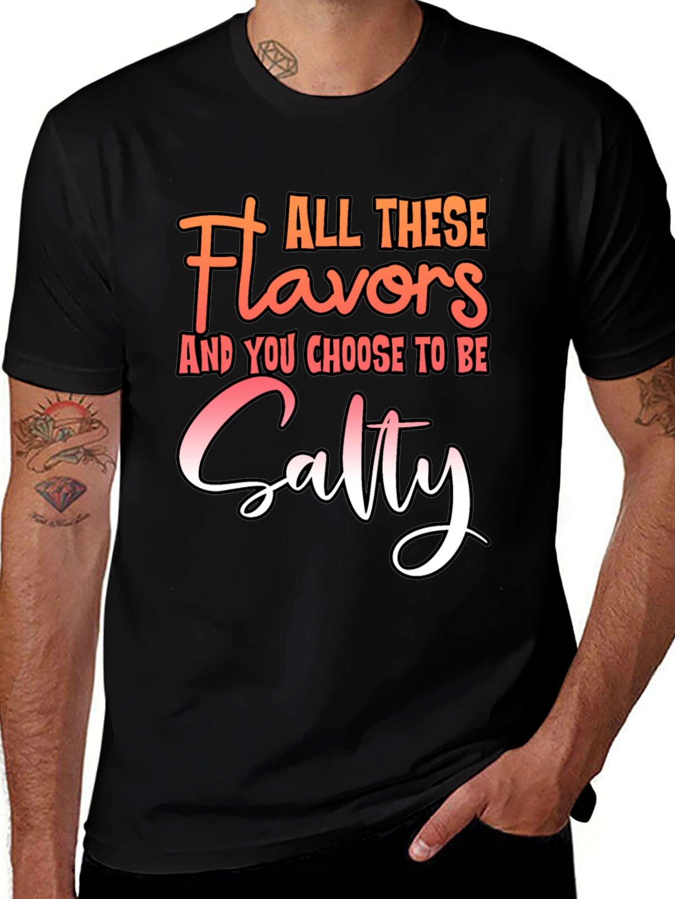 Salty Graphic Tee - All These Flavors
