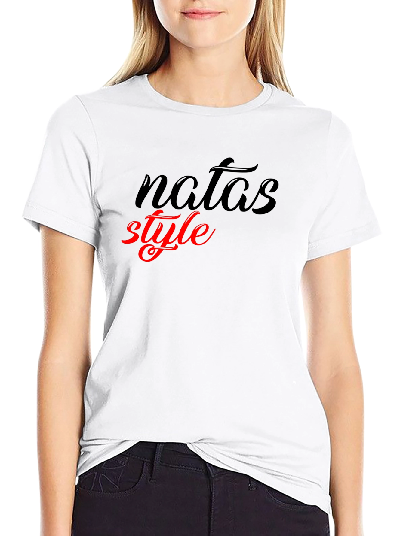 Natas Style Black T-Shirt Casual Fashion