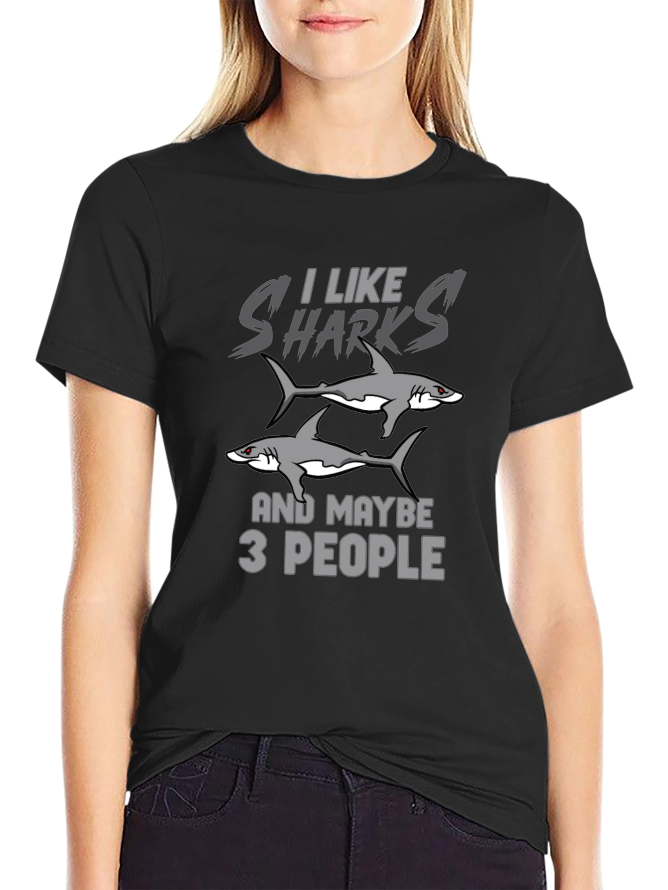 I Like Sharks T-Shirt - Graphic Tee - Unisex