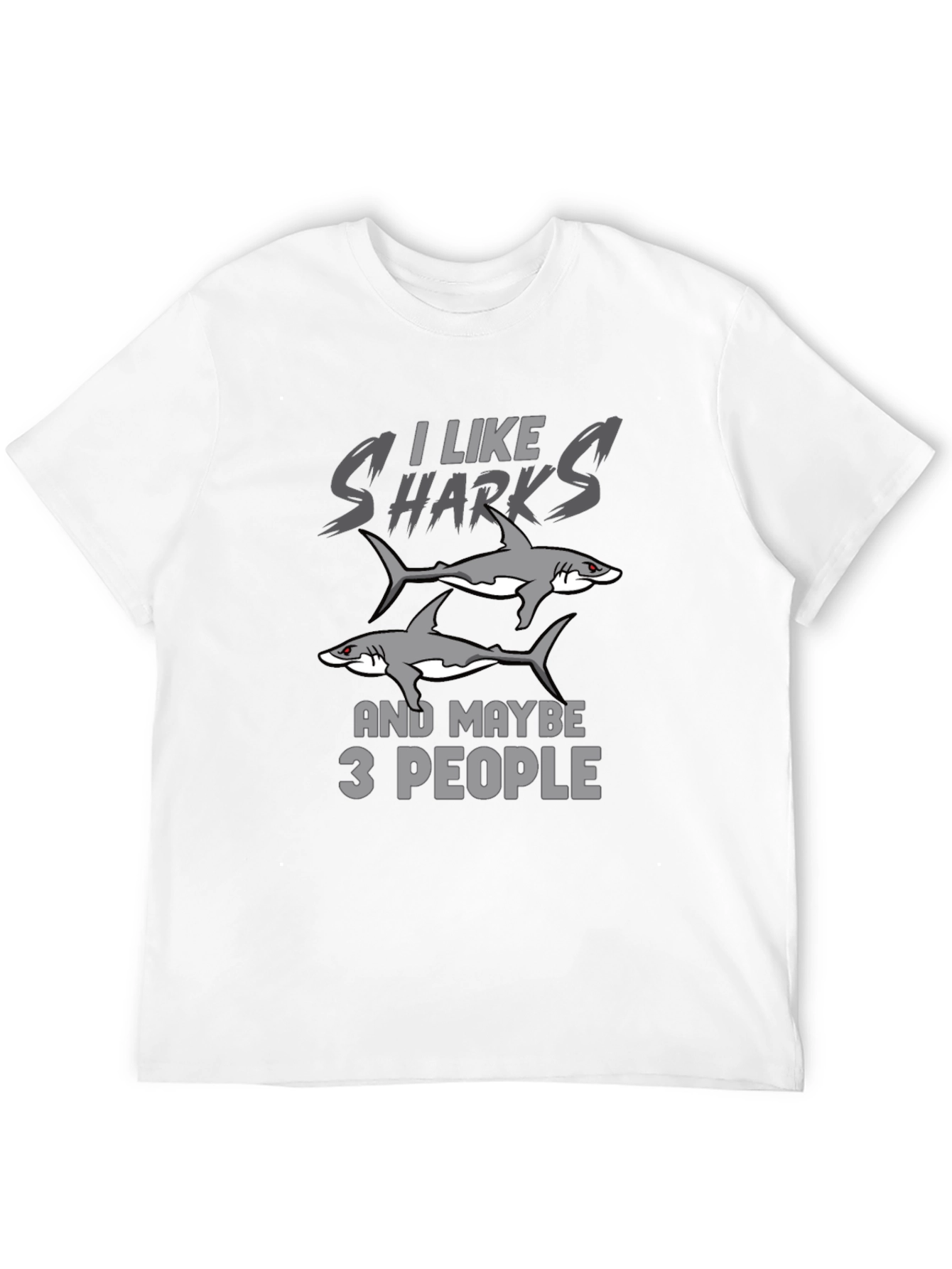 I Like Sharks T-Shirt - Graphic Tee - Unisex