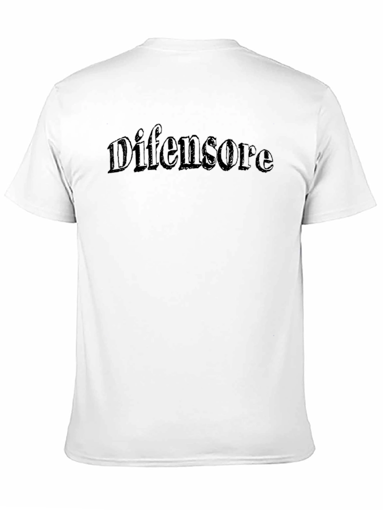 Difensore Graphic T-Shirt - Classic Black Tee