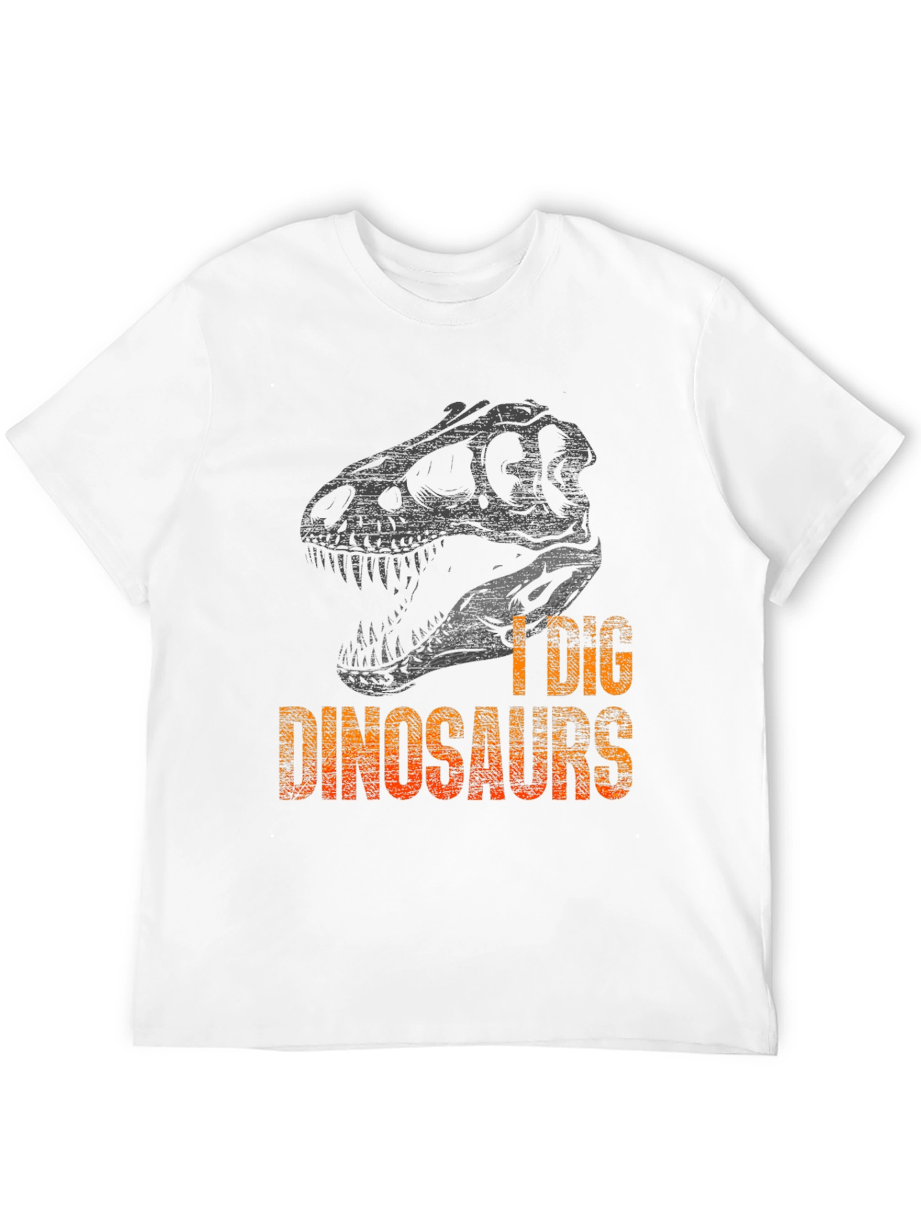 I Dig Dinosaurs Graphic Tee - Mens Black T-Shirt