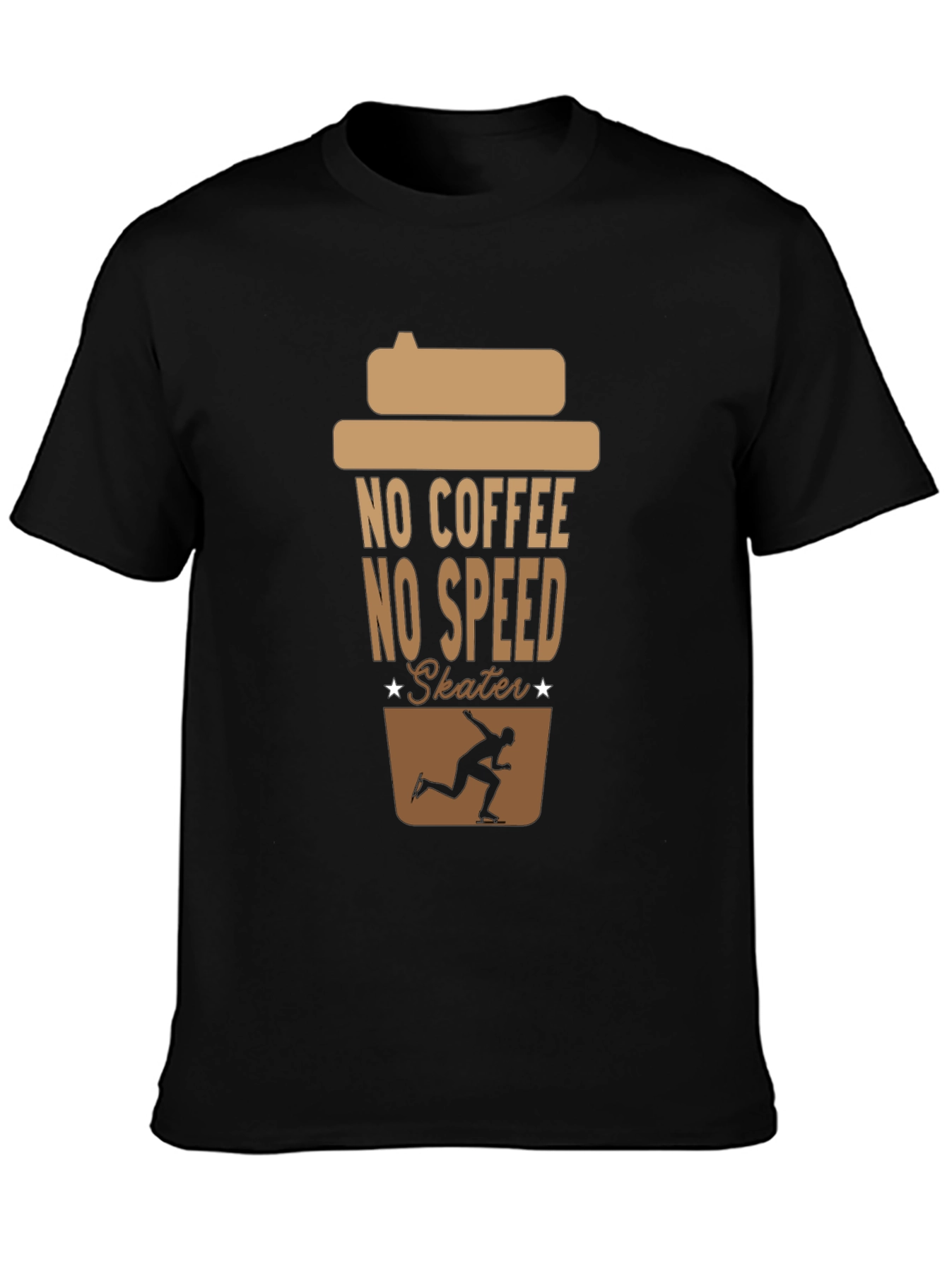 No Coffee No Speed Skater T-Shirt