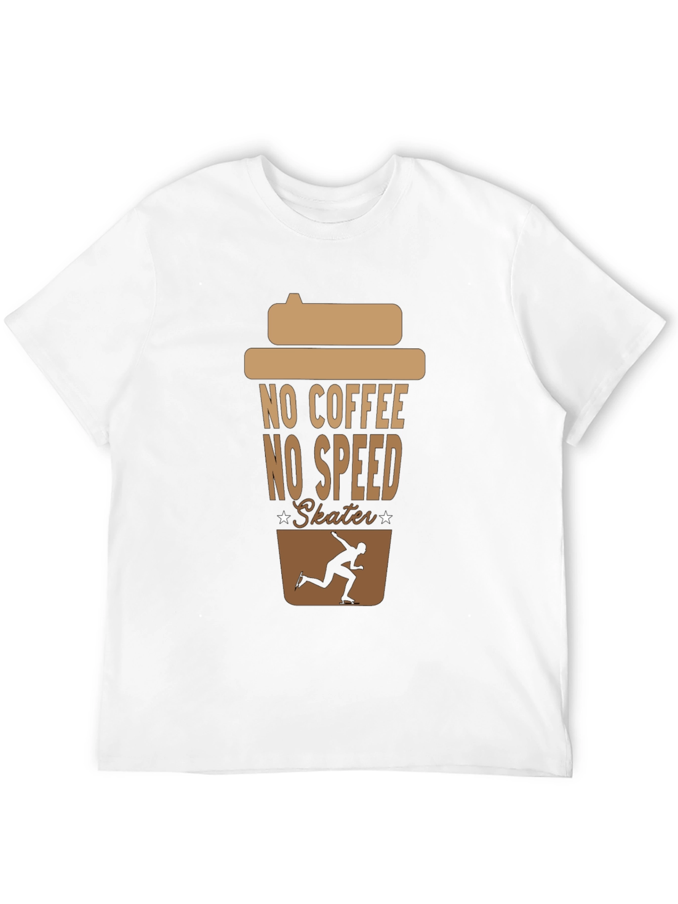 No Coffee No Speed Skater T-Shirt