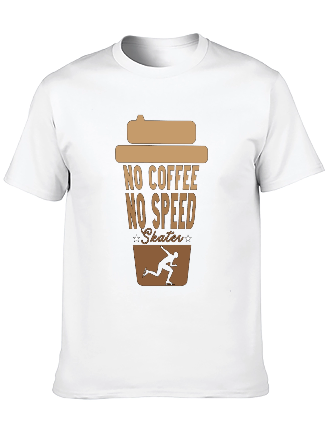 No Coffee No Speed Skater T-Shirt