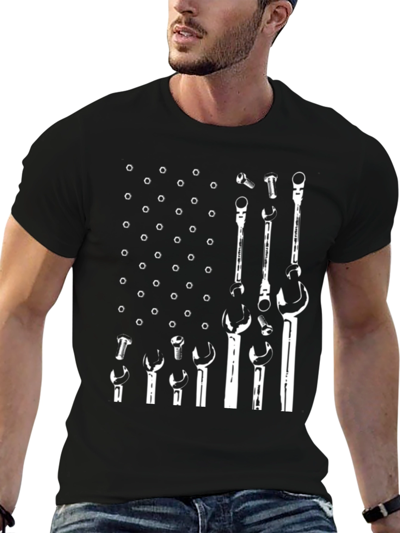 Mechanics Pride Tee: Wrench & Bolt Design