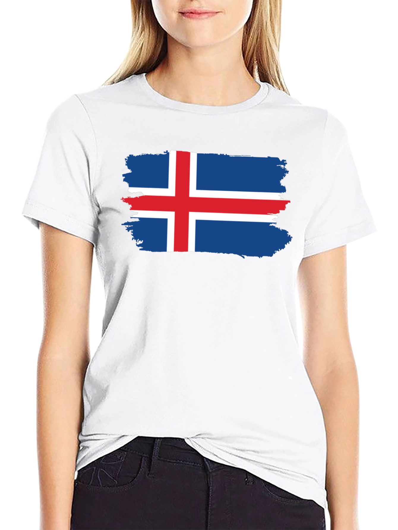 Iceland Flag Graphic T-Shirt