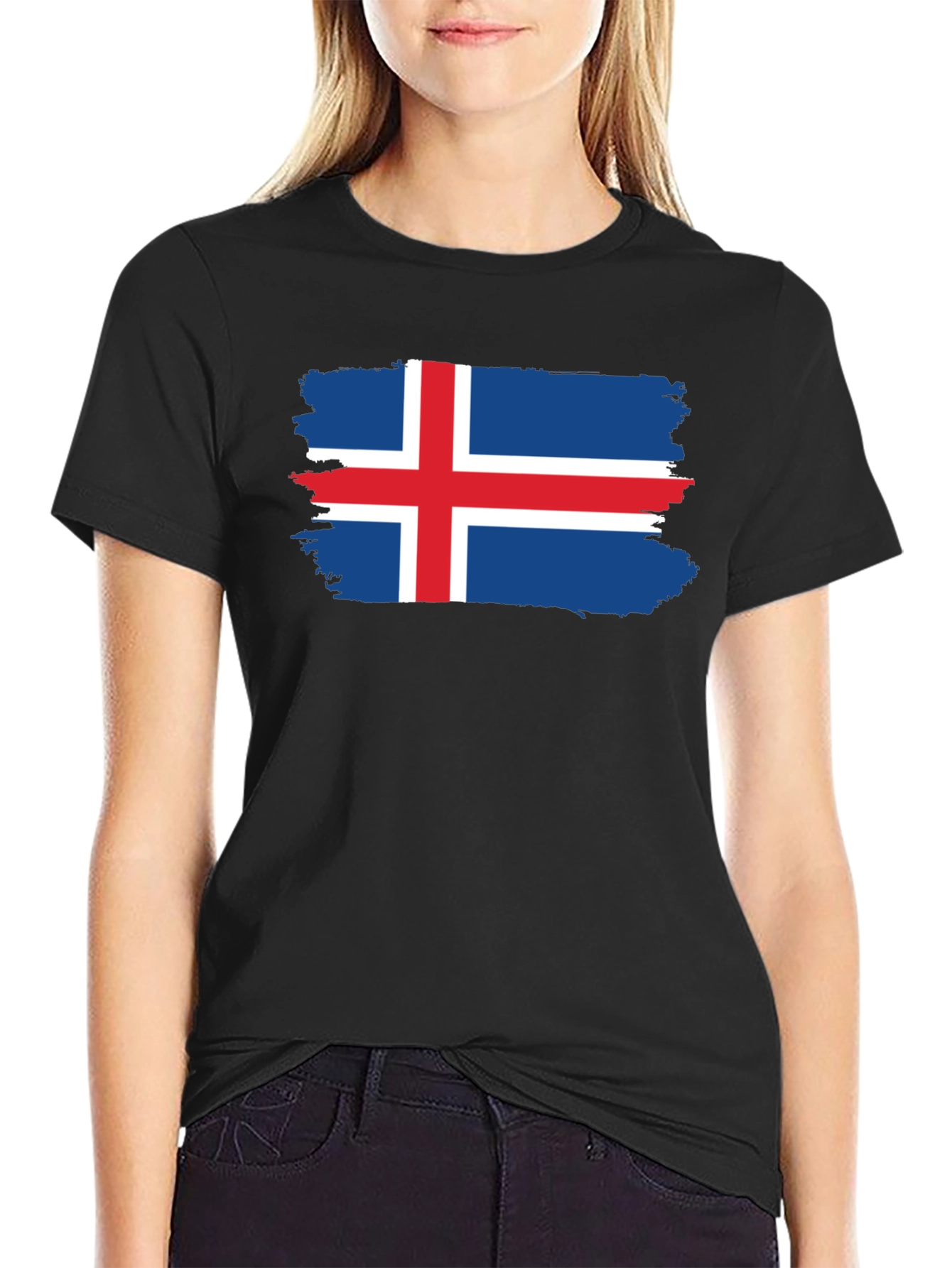 Iceland Flag Graphic T-Shirt