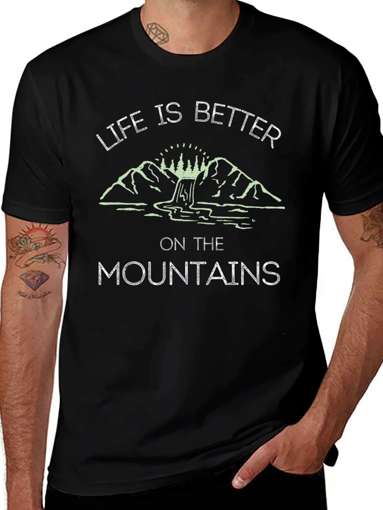 Life is Better on the Mountains T-Shirt