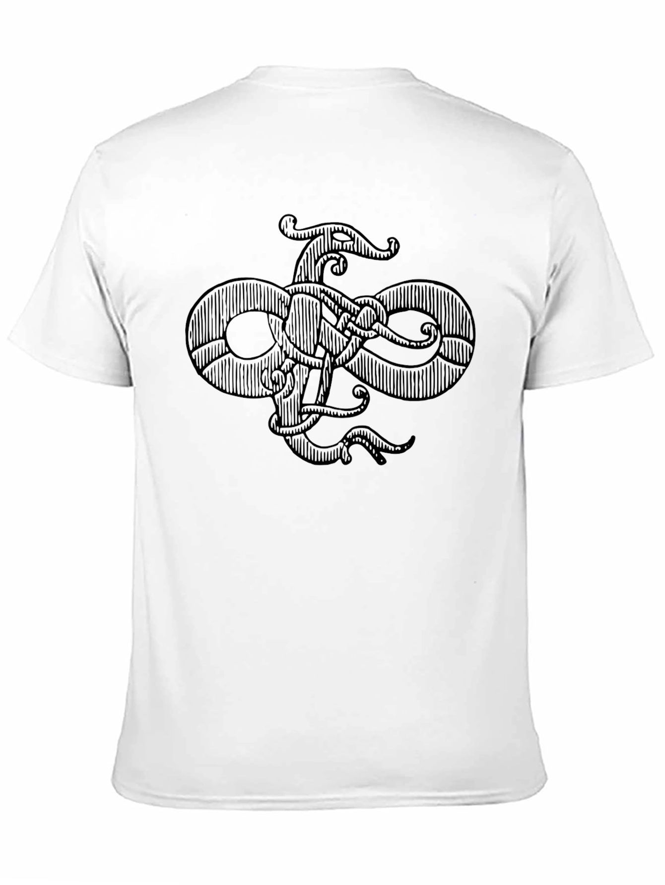 Mystic Kraken Graphic Tee - Mens Black T-Shirt