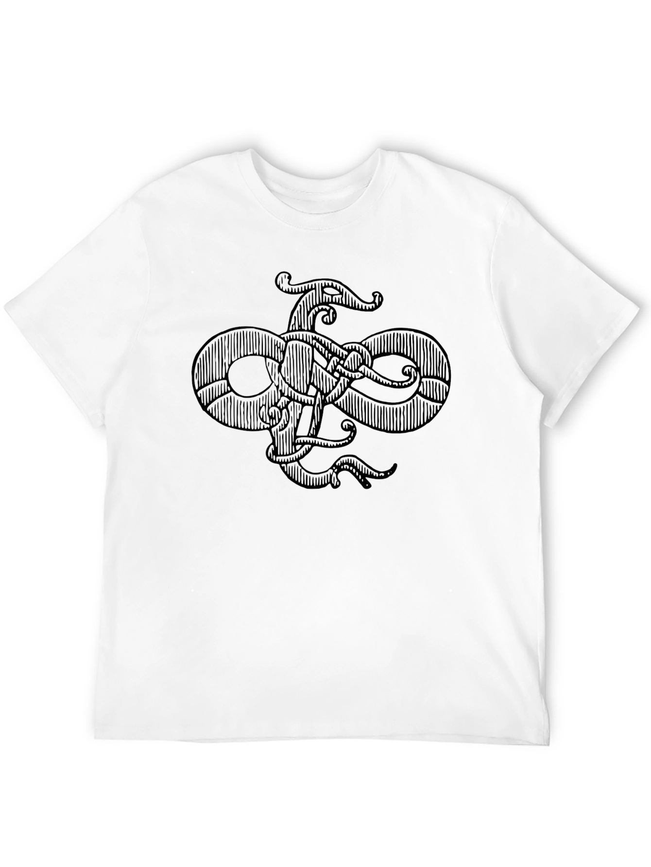 Mystic Kraken Graphic Tee - Mens Black T-Shirt