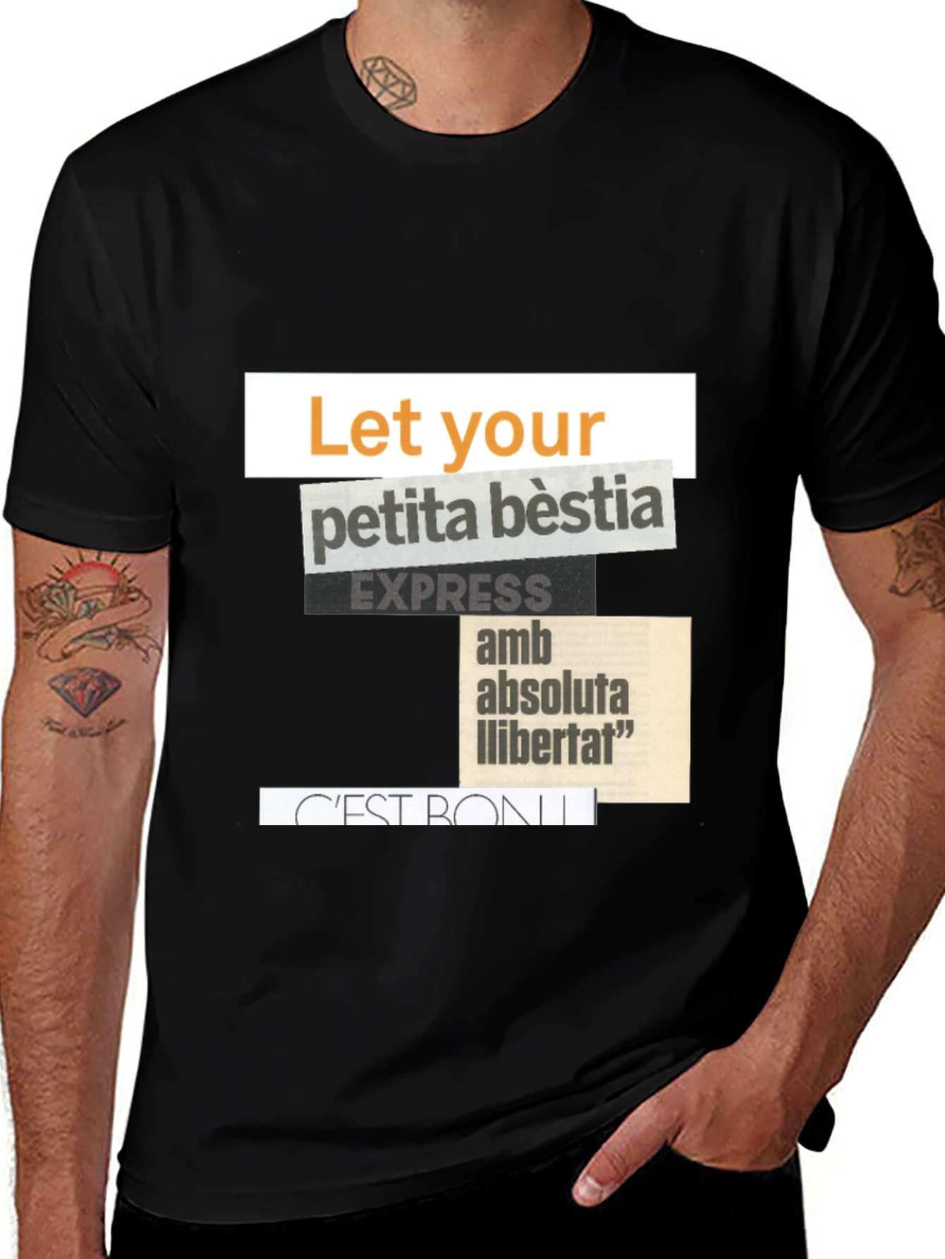Graphic Print T-Shirt - Let Your Petita Bestia