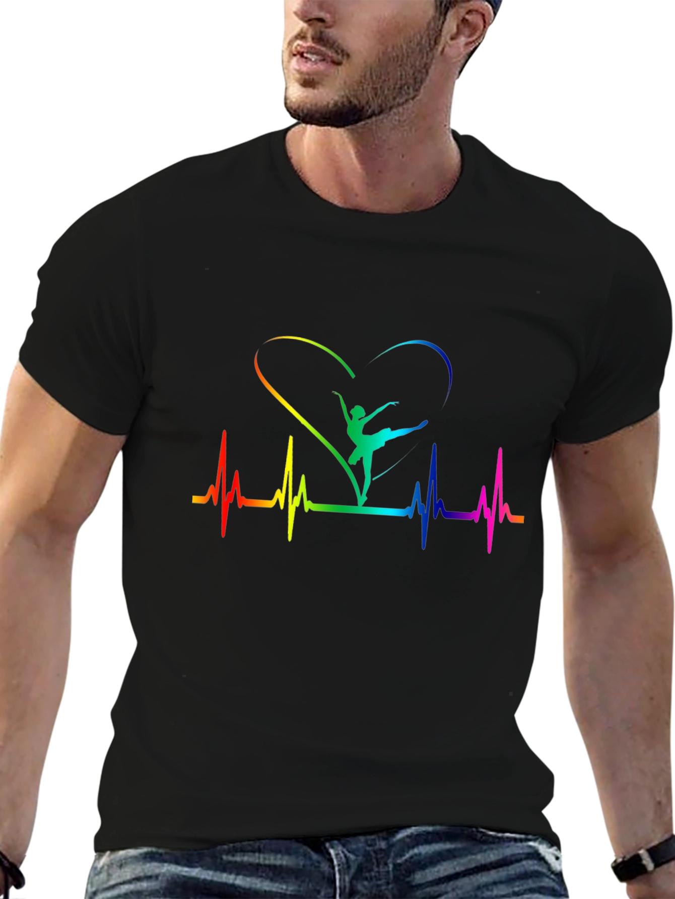Rainbow Ballet Heartbeat T-Shirt
