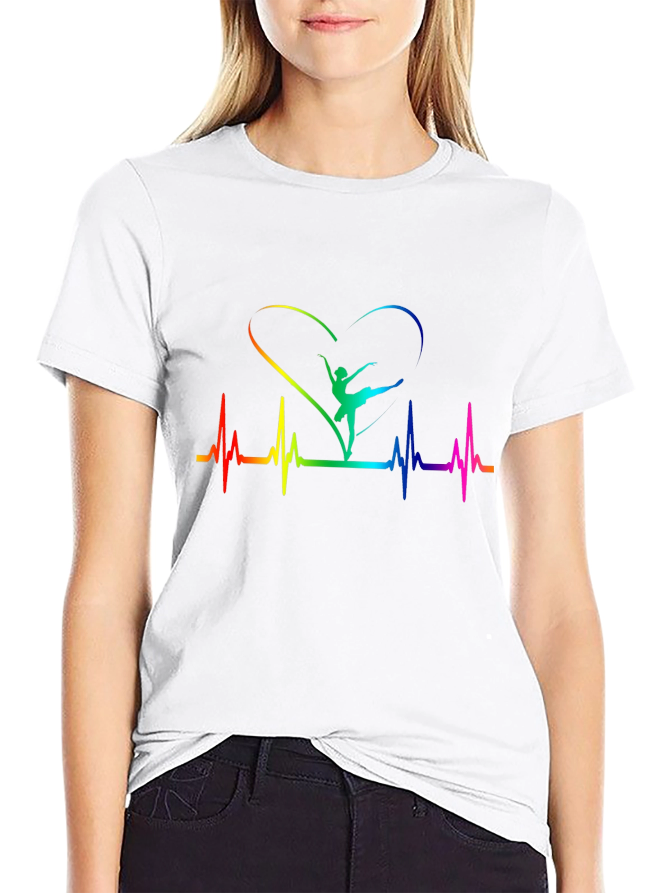 Rainbow Ballet Heartbeat T-Shirt