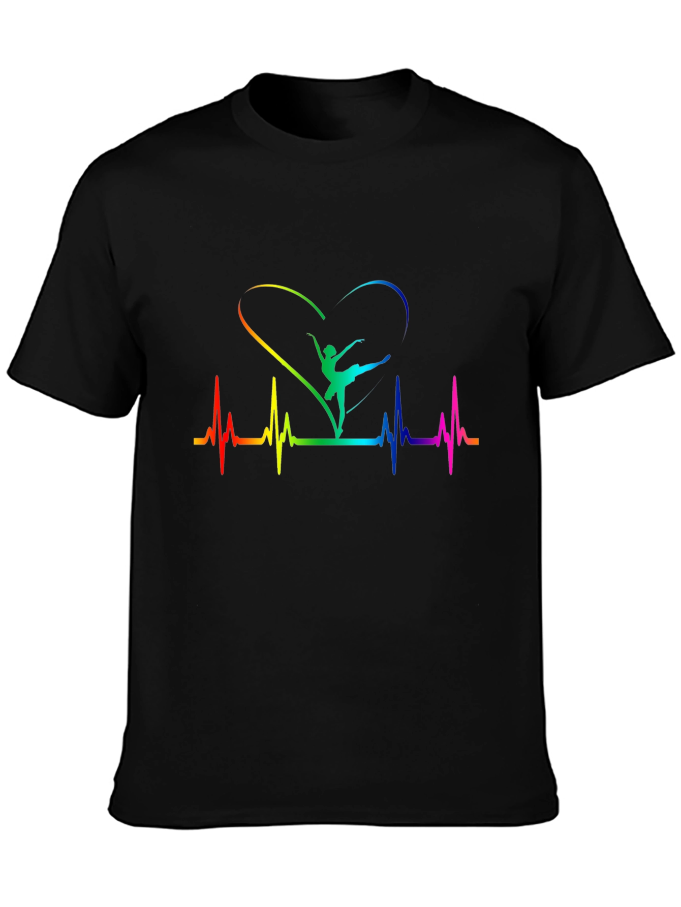 Rainbow Ballet Heartbeat T-Shirt