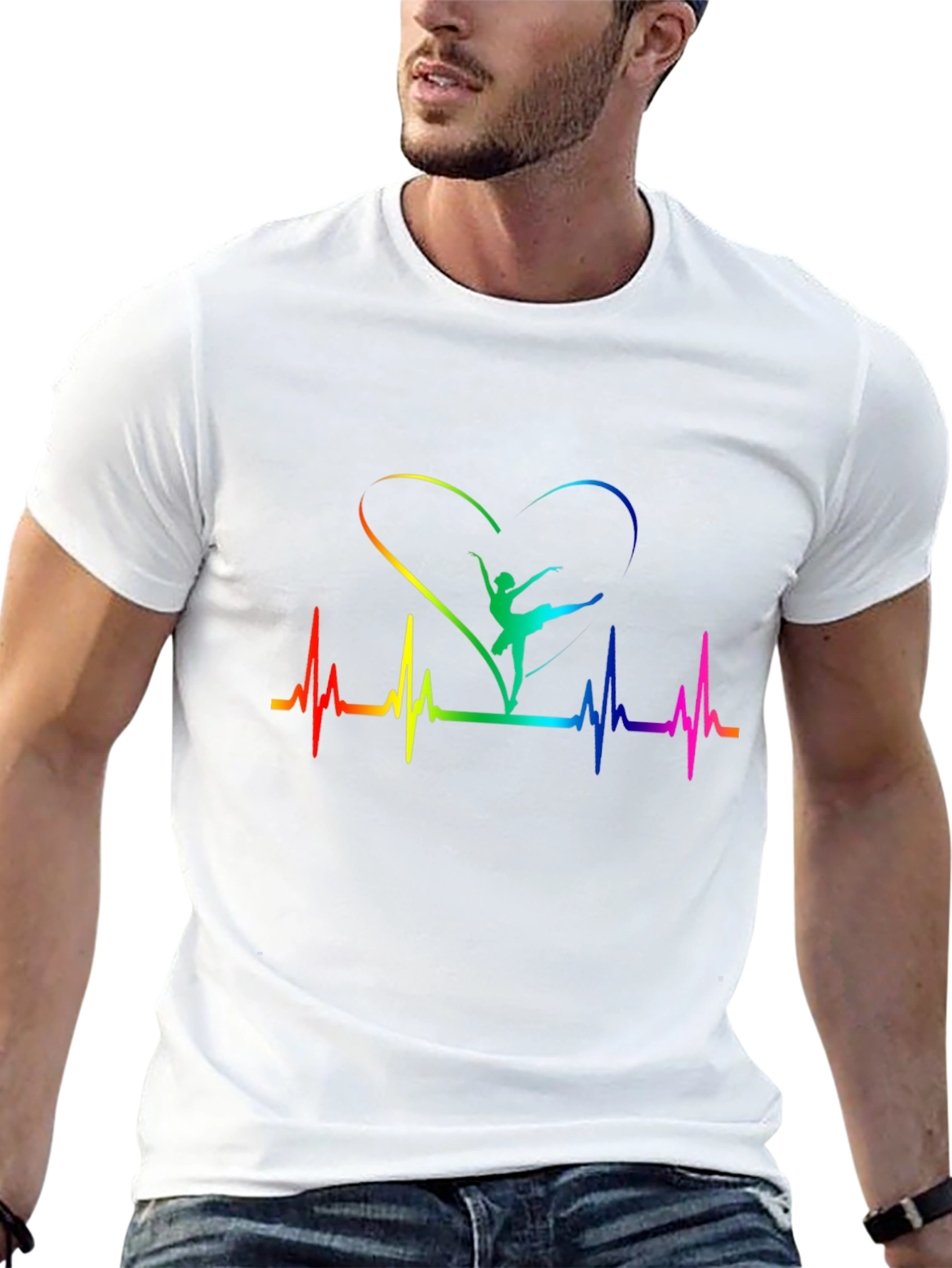 Rainbow Ballet Heartbeat T-Shirt