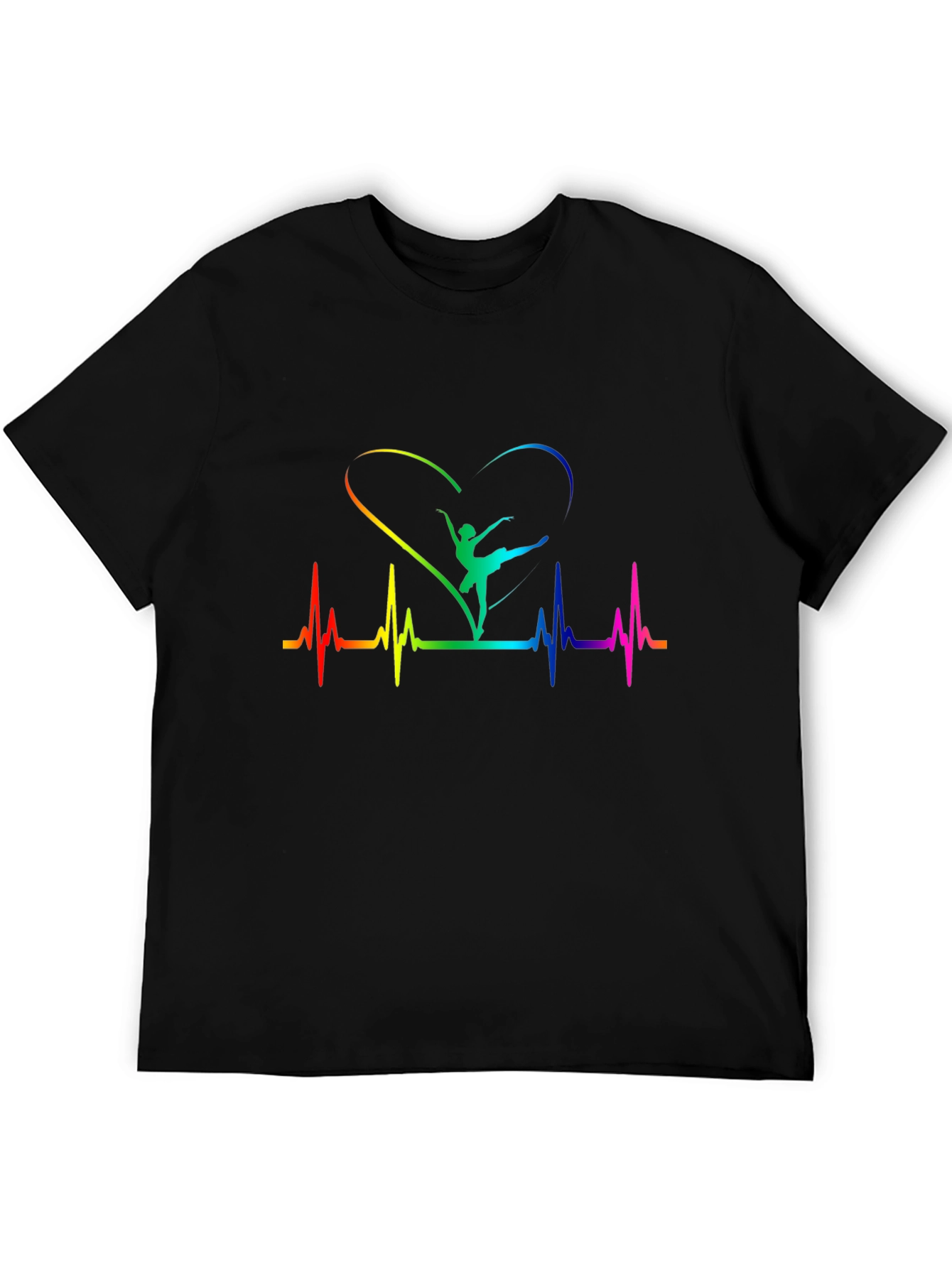 Rainbow Ballet Heartbeat T-Shirt