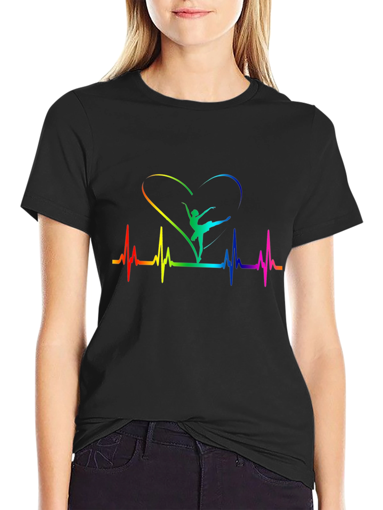 Rainbow Ballet Heartbeat T-Shirt