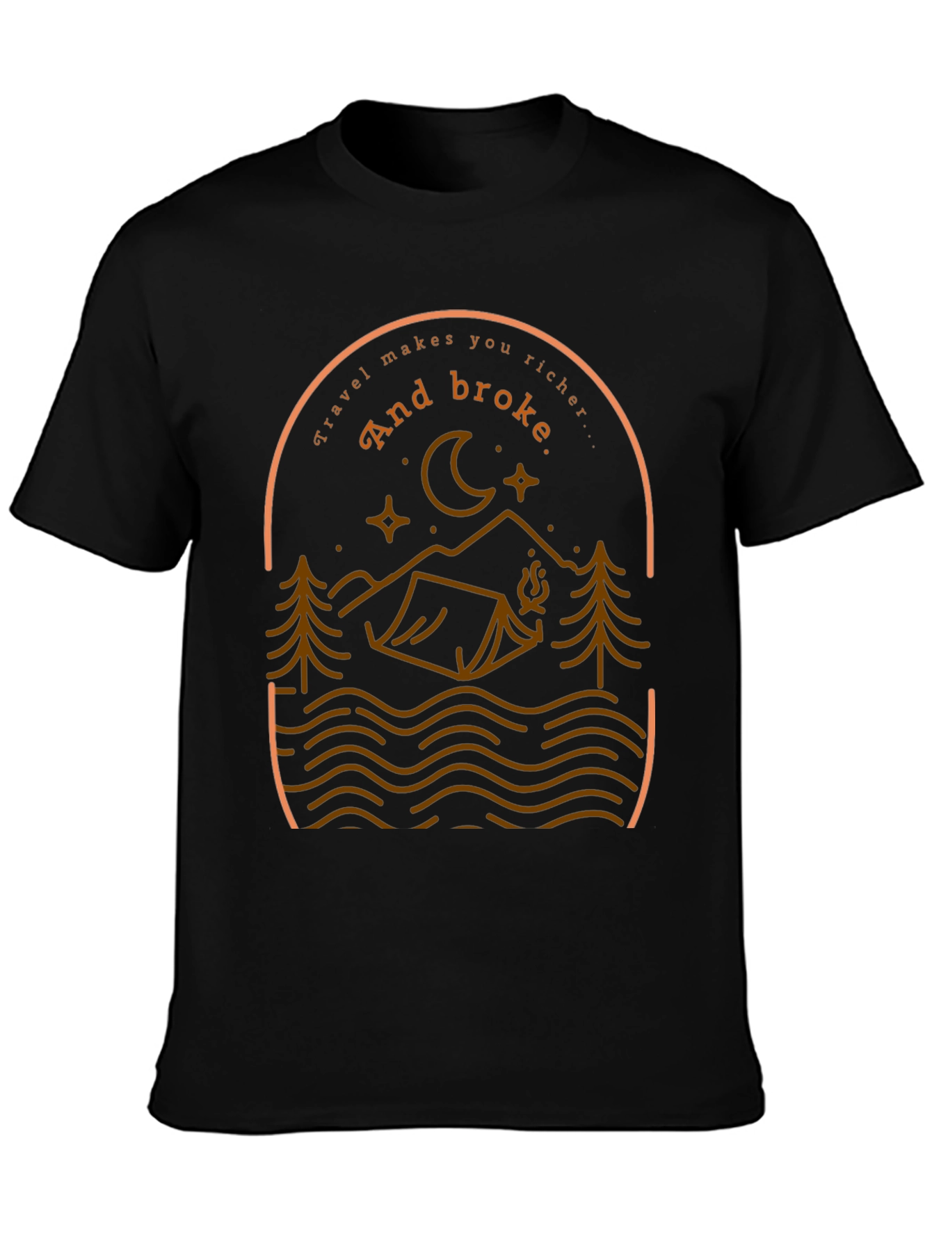 Travel Makes You Richer Graphic Tee