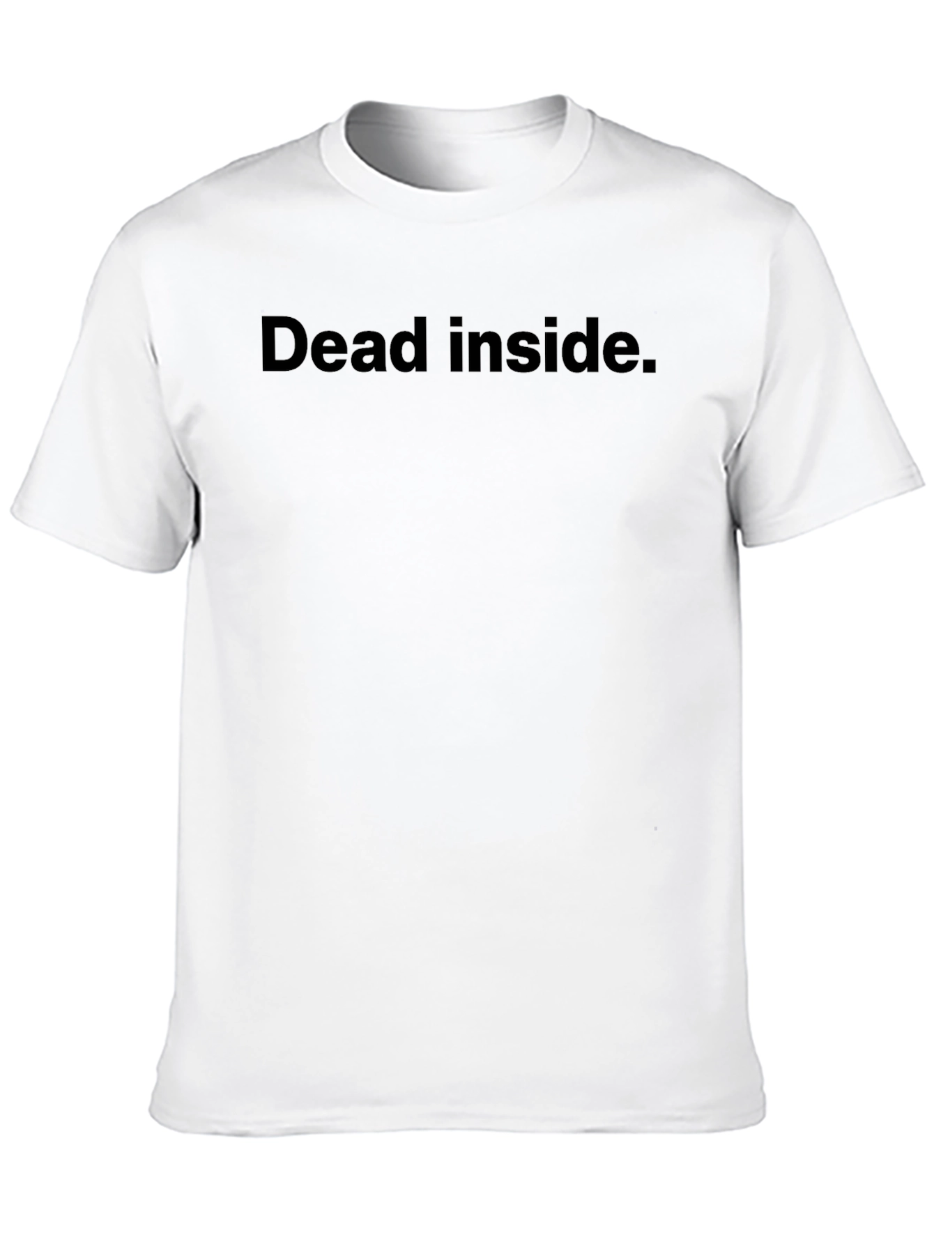 Dead Inside Black T-Shirt - Funny Graphic Tee