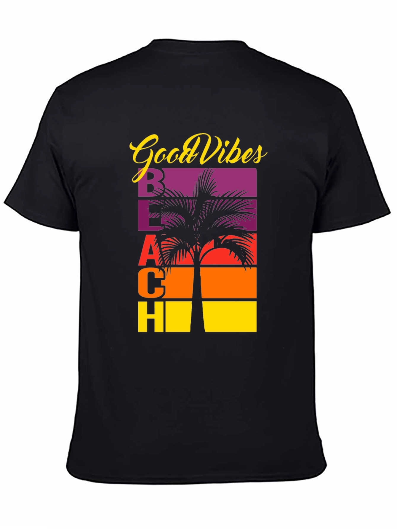 Good Vibes Beach Graphic T-Shirt