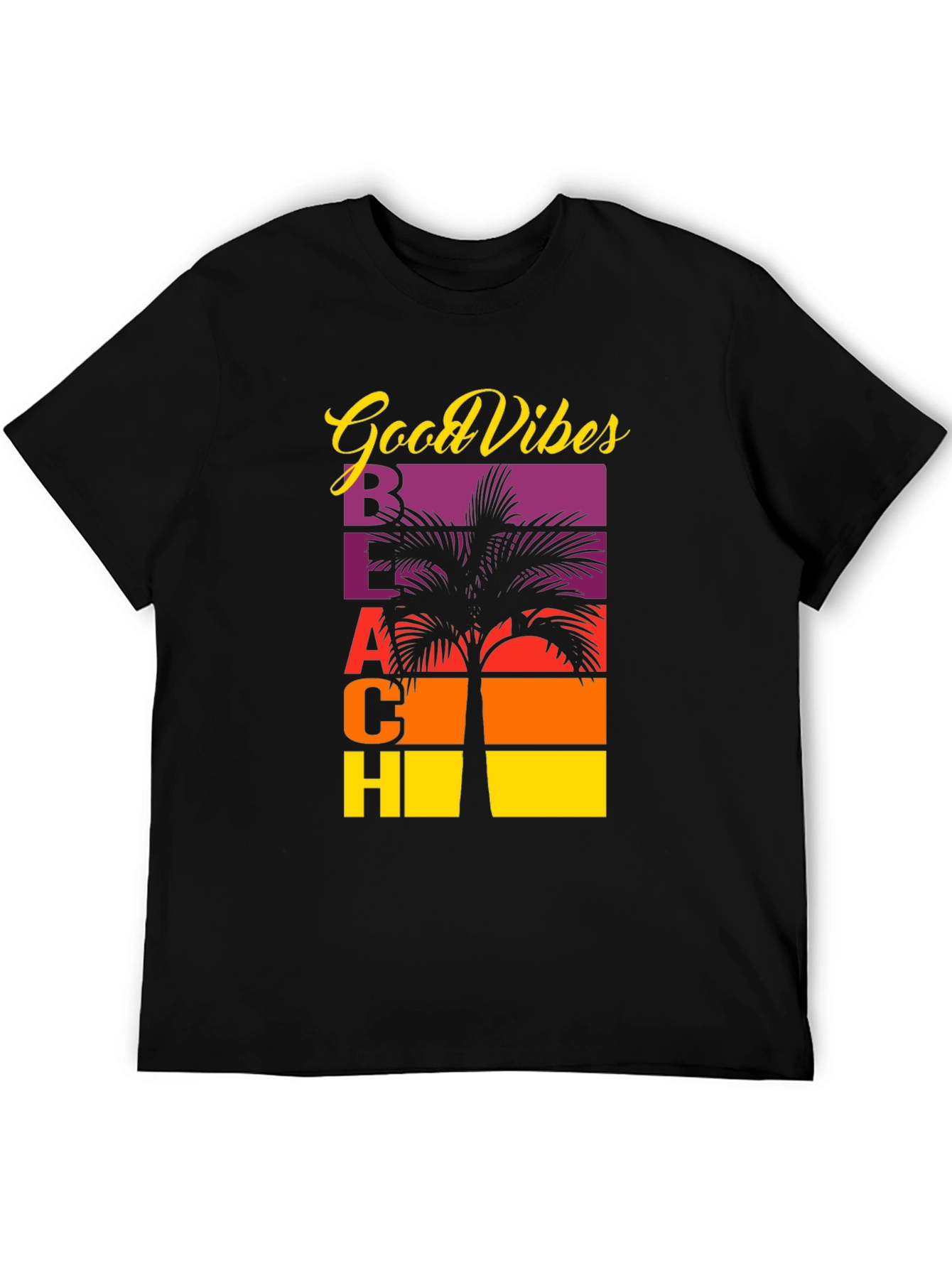 Good Vibes Beach Graphic T-Shirt