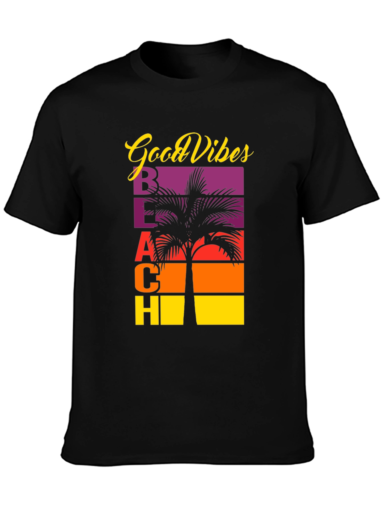 Good Vibes Beach Graphic T-Shirt