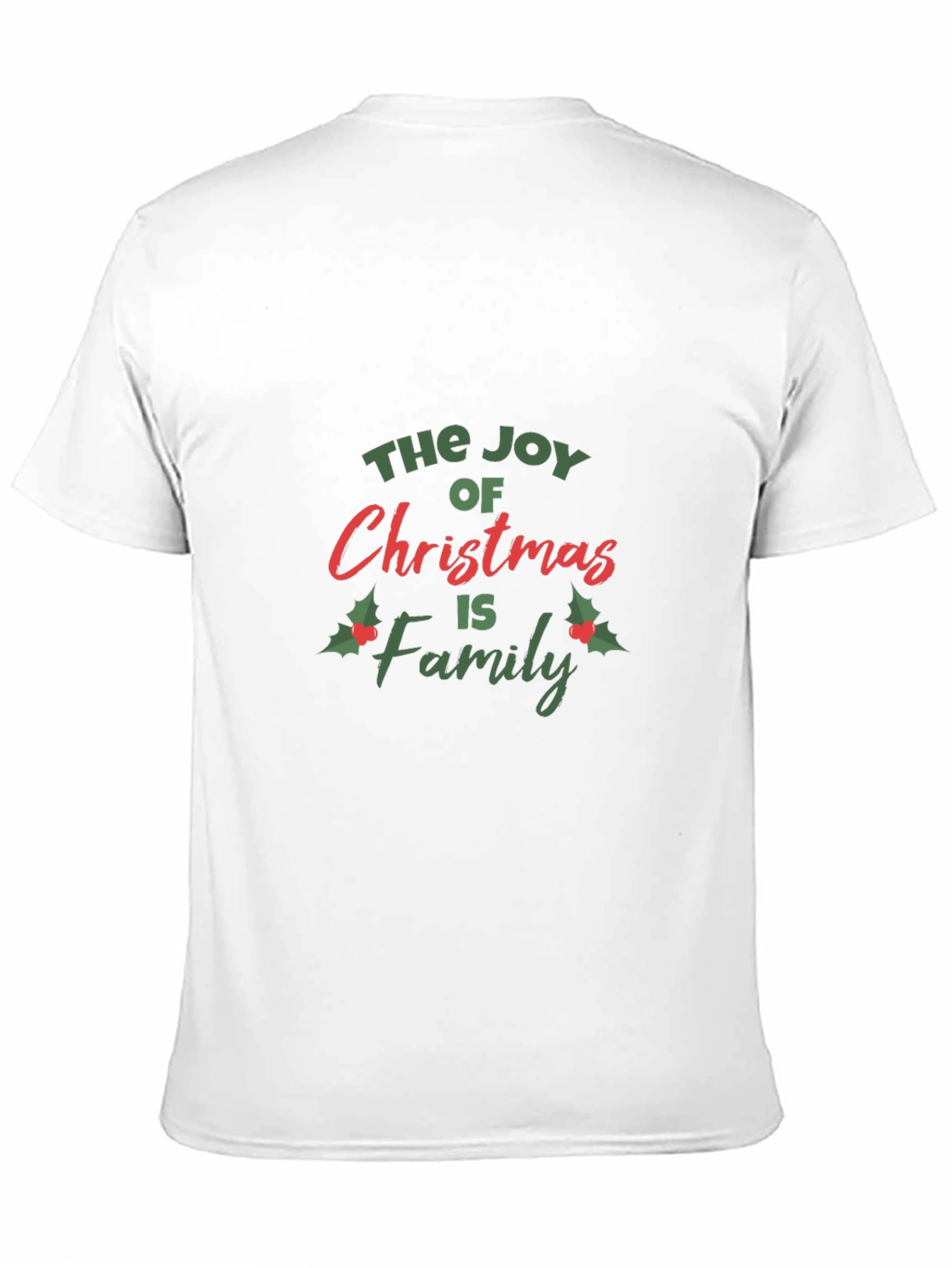 Joy of Christmas Family Graphic Tee - Black