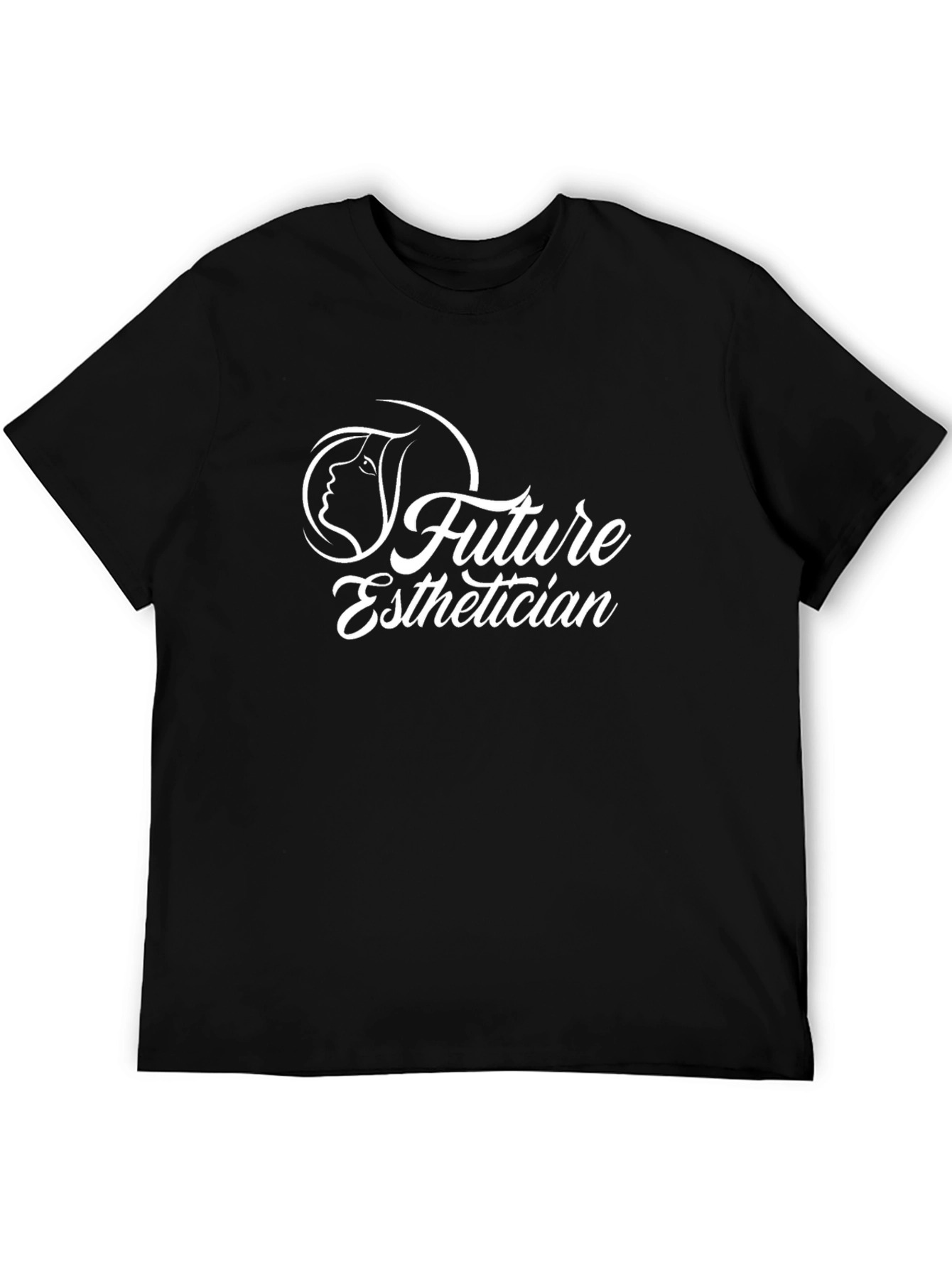 Future Esthetician Black T-Shirt Career Goals
