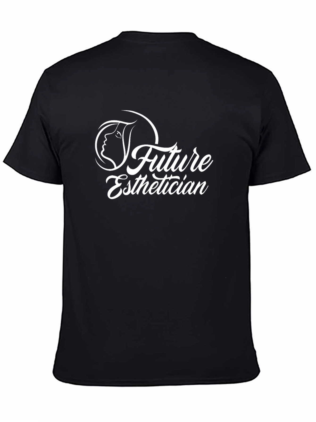 Future Esthetician Black T-Shirt Career Goals