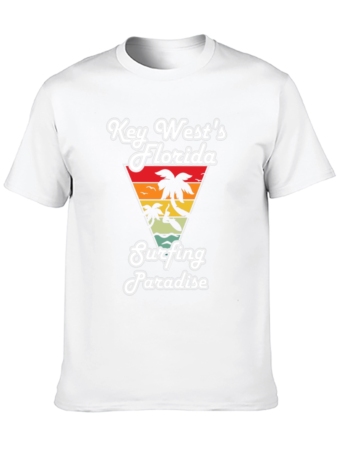 Key West Florida Surfing Paradise T-Shirt