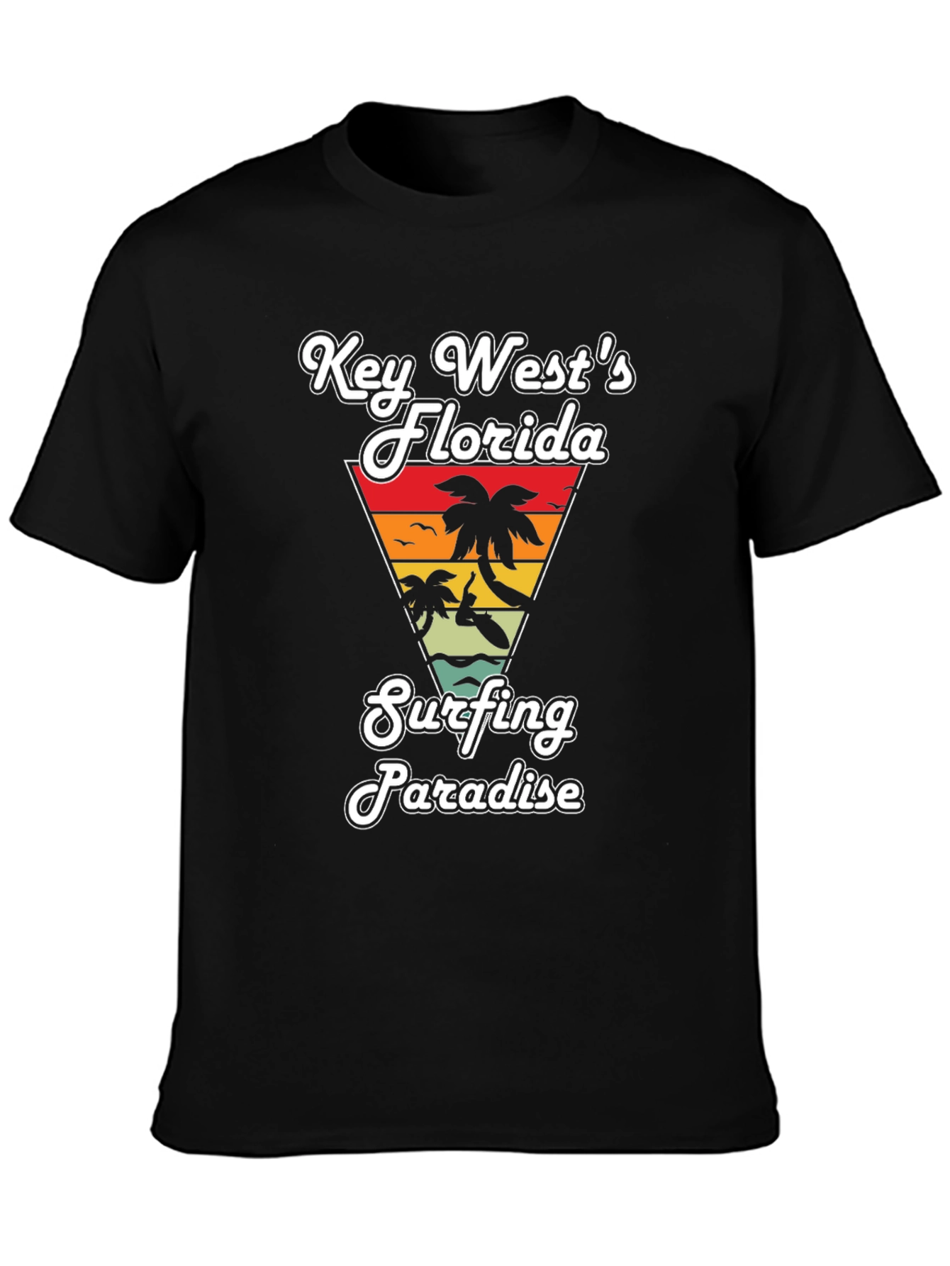 Key West Florida Surfing Paradise T-Shirt