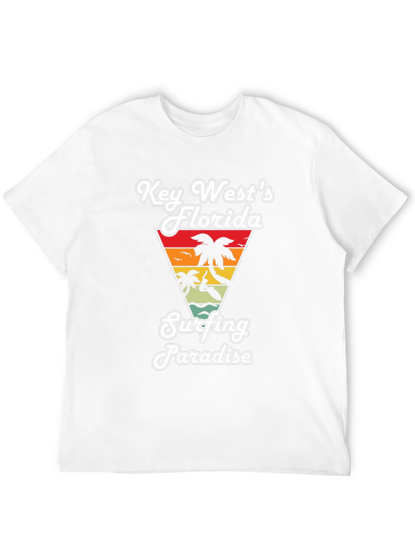 Key West Florida Surfing Paradise T-Shirt