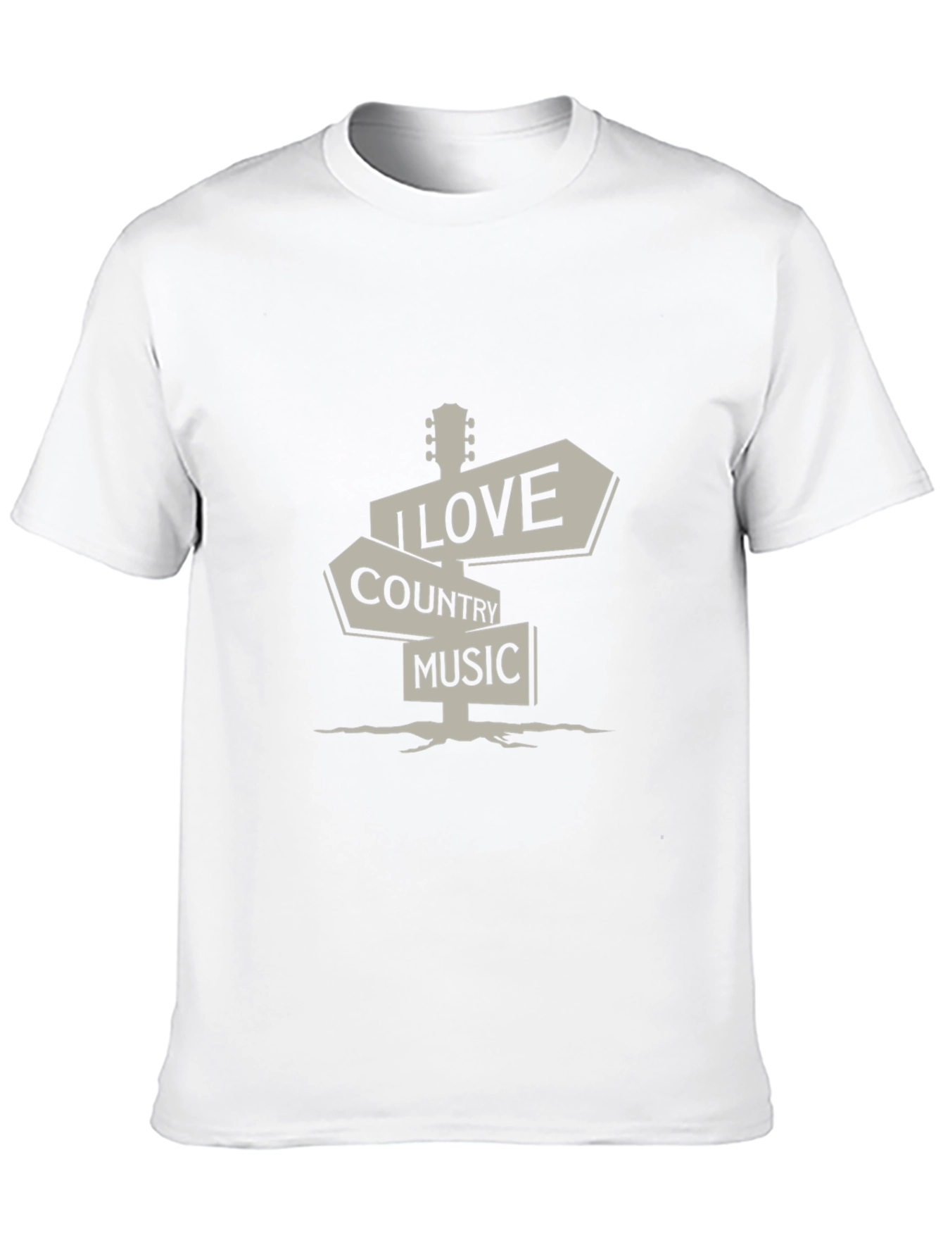 Country Music T-Shirt - I Love Country Music Sign