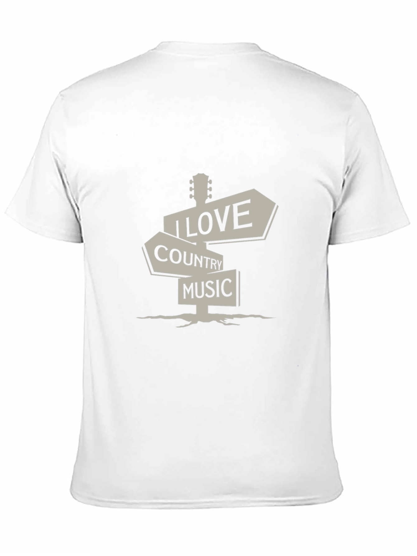Country Music T-Shirt - I Love Country Music Sign