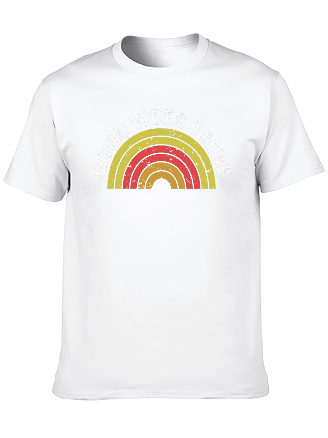 Good Vibes Tribe Retro Graphic Tee - Black