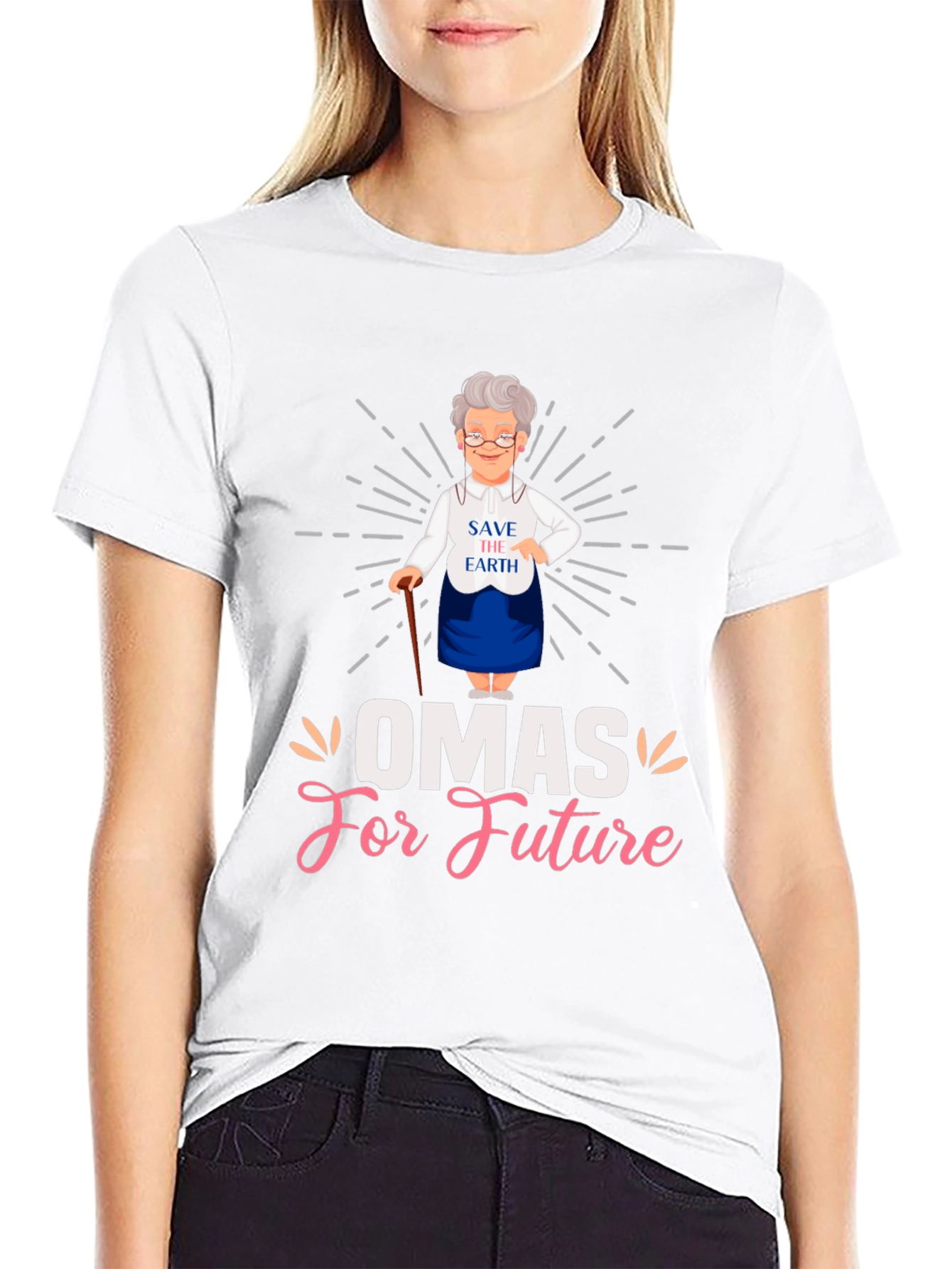 Omas for Future T-Shirt - Save the Earth