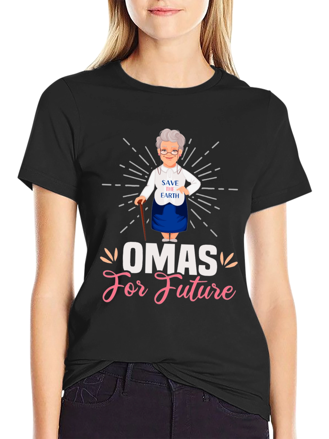 Omas for Future T-Shirt - Save the Earth