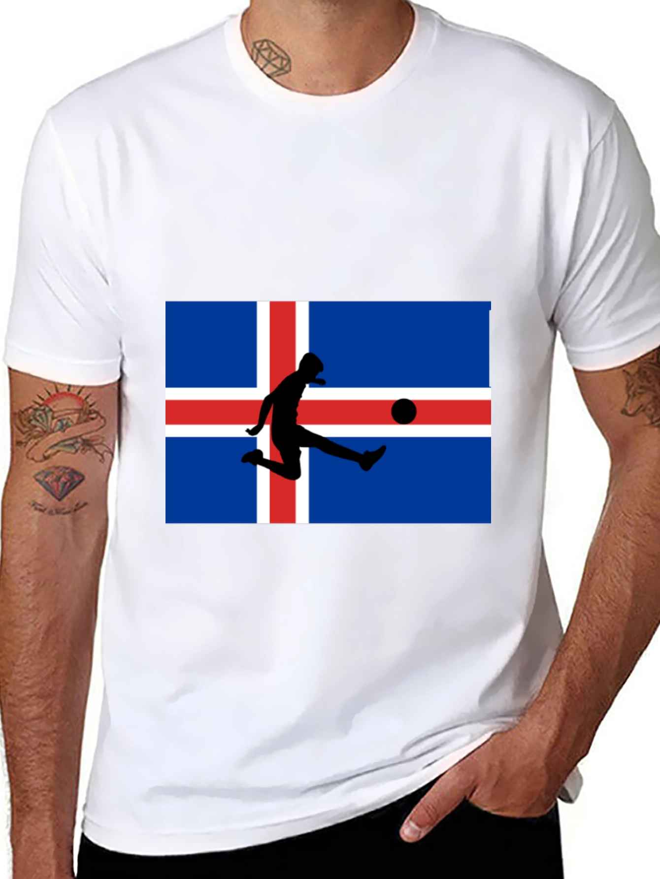 Iceland Flag Soccer T-Shirt