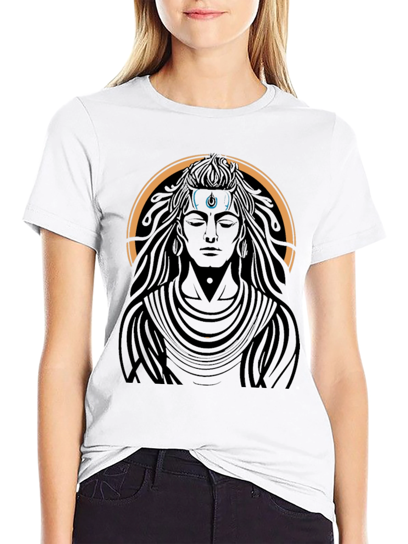 Mens Black T-Shirt - Shiva Graphic Tee