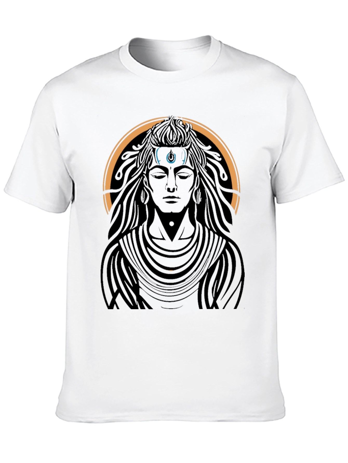 Mens Black T-Shirt - Shiva Graphic Tee